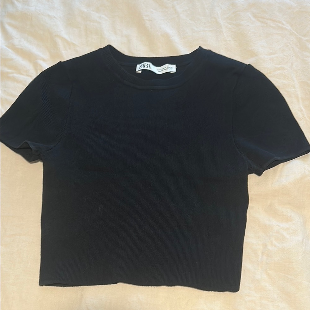 Zara Classic Black Tee